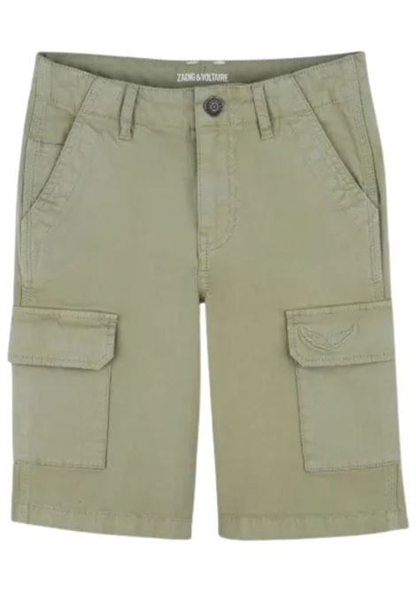 Bermuda bambino in cotone denim Zadig & Voltaire | X60387/CEVERDE
